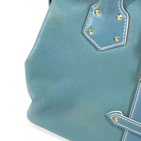 LOUIS VUITTON M91807 Suhali Angénieux PM Tote Bag Studs Hand Bag - Picture 3 of 12